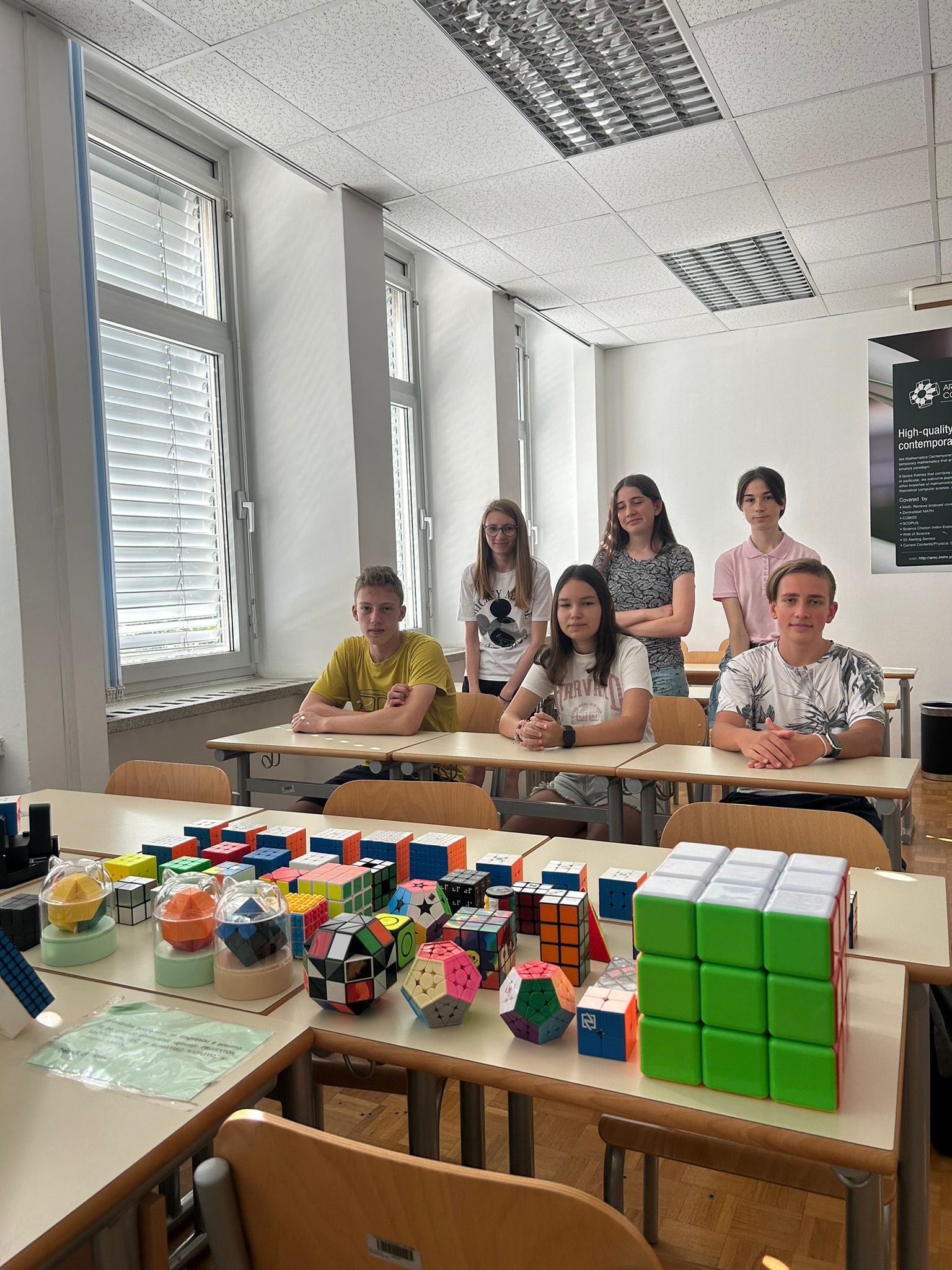 Rubik’s Cube on the Summer Camp “Math is Cool”
